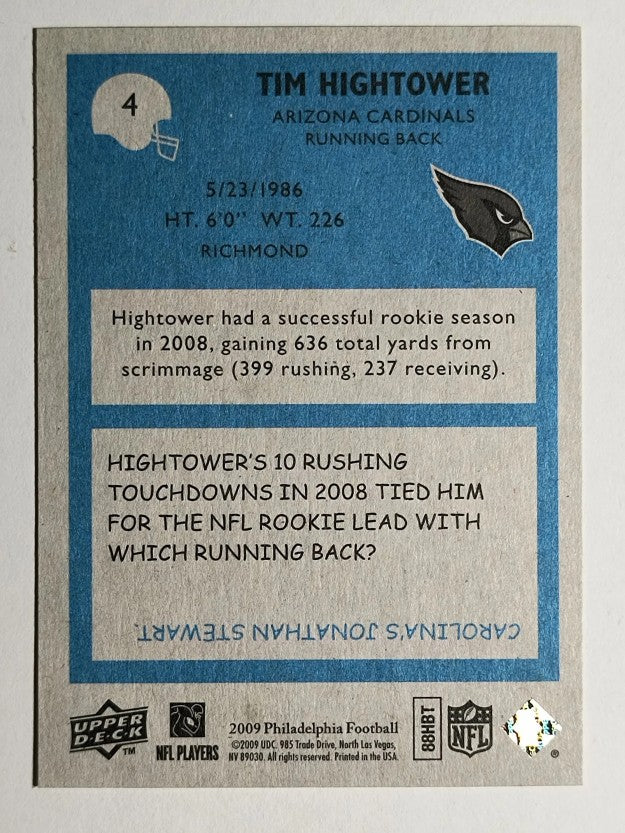 2009 Philadelphia #4 Tim Hightower