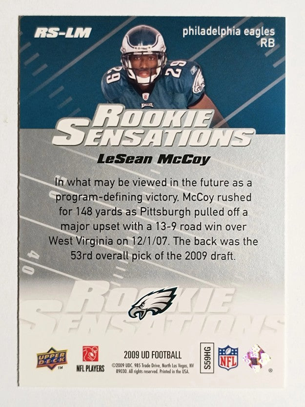 2009 Upper Deck Rookie Sensations #RSLM LeSean McCoy