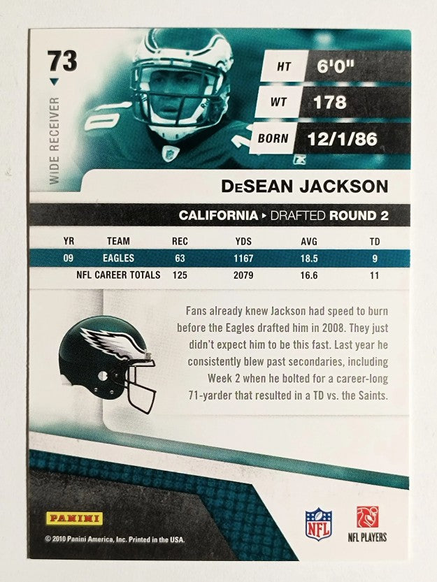 2010 Absolute Memorabilia Retail #73 DeSean Jackson