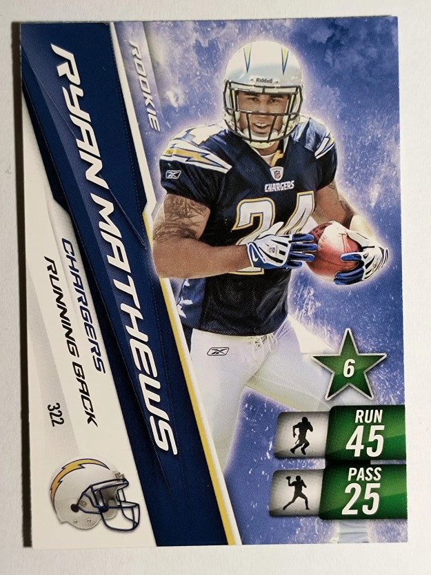2010 Adrenalyn XL #322 Ryan Mathews RC