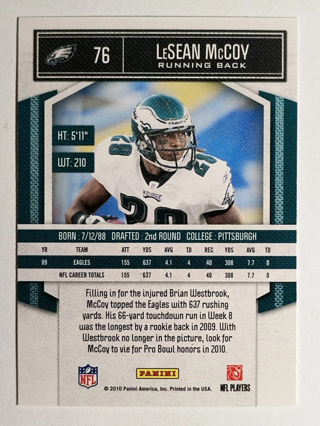 2010 Classics #76 LeSean McCoy