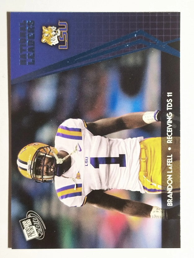 2010 Press Pass Blue #76 Brandon LaFell CL