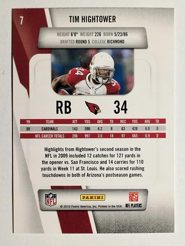 2010 Prestige #7 Tim Hightower