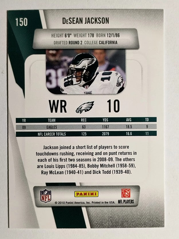 2010 Prestige #150 DeSean Jackson