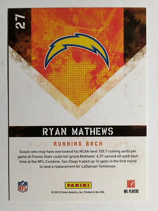 2010 Score Hot Rookies #27 Ryan Mathews