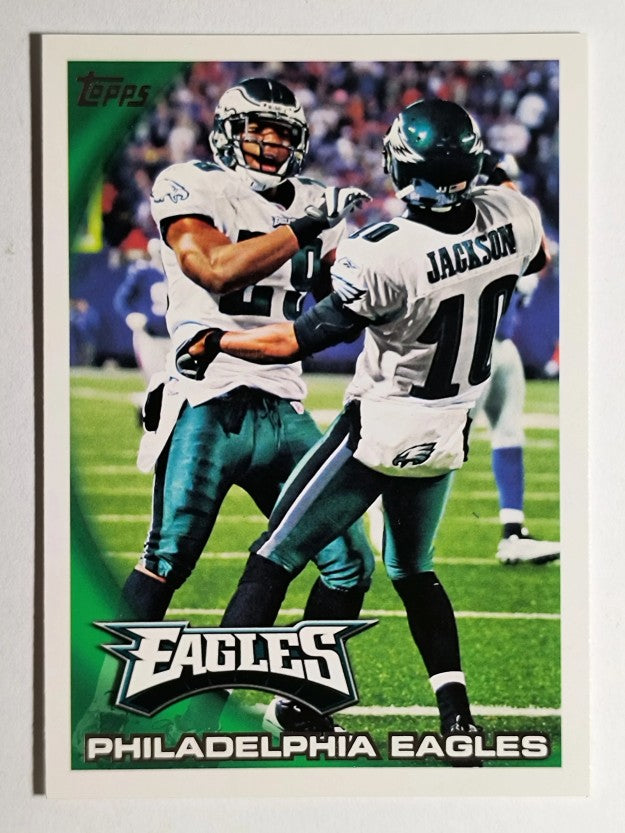 2010 Topps #73 Philadelphia Eagles Team/DeSean Jackson