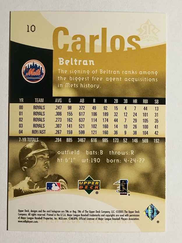 2005 Reflections #10 Carlos Beltran