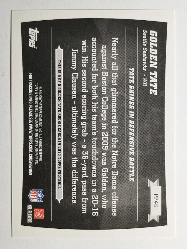 2010 Topps Peak Performance #PP46 Golden Tate