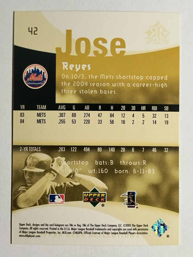 2005 Reflections #42 Jose Reyes
