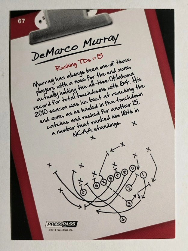 2011 Press Pass #67 DeMarco Murray NL