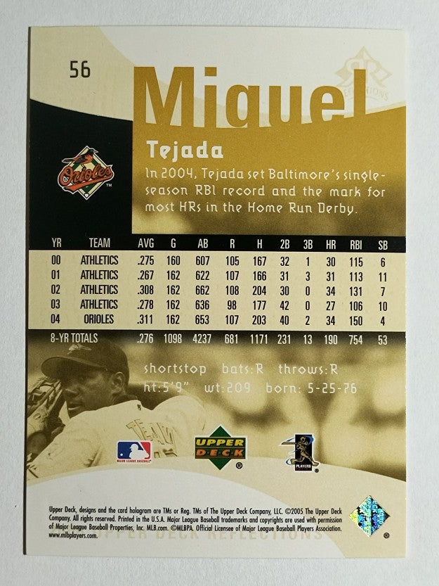2005 Reflections #56 Miguel Tejada