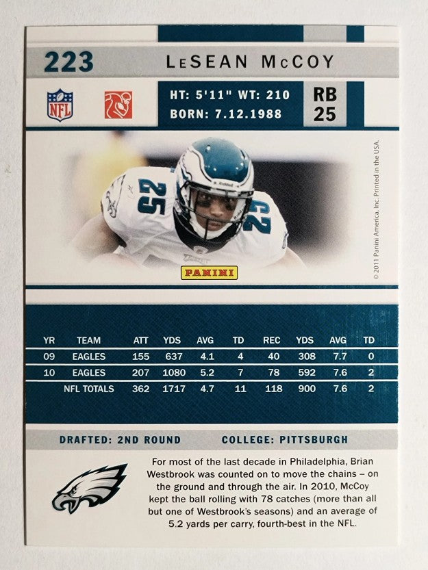 2011 Score Glossy #223 LeSean McCoy