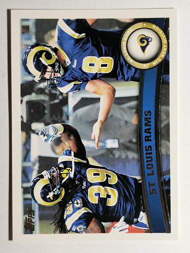2011 Topps #2 St. Louis Rams Team/Sam Bradford/Steven Jackson