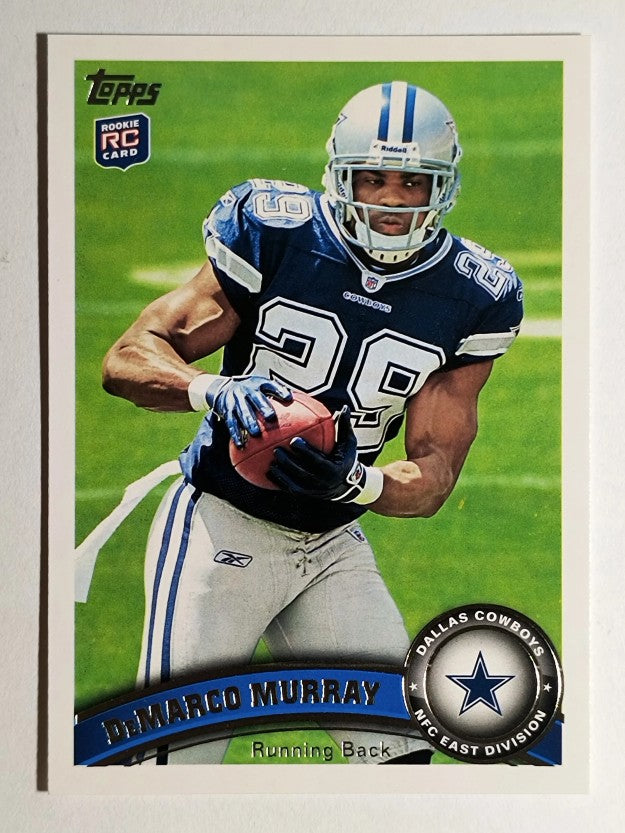 2011 Topps #126A DeMarco Murray RC/football in both hands