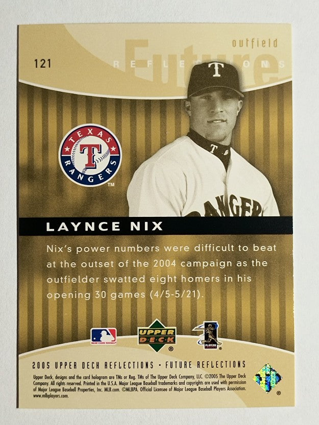 2005 Reflections #121 Laynce Nix FUT