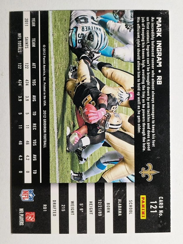 2012 Gridiron #121 Mark Ingram