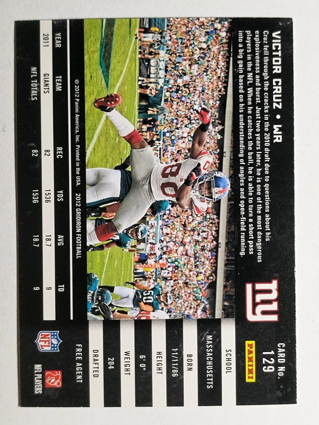 2012 Gridiron #129 Victor Cruz