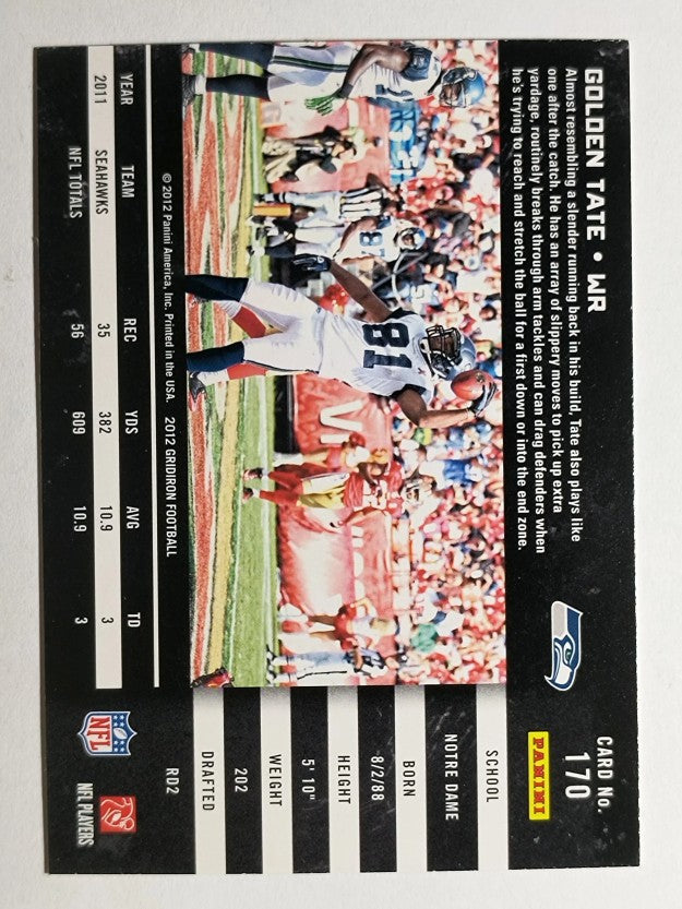 2012 Gridiron #170 Golden Tate
