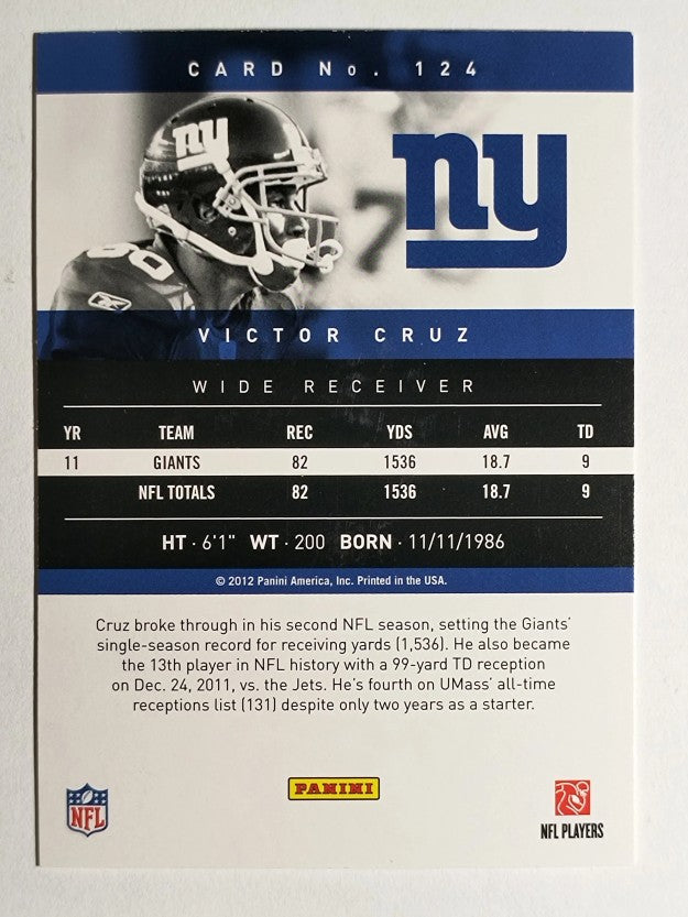 2012 Prestige #124 Victor Cruz