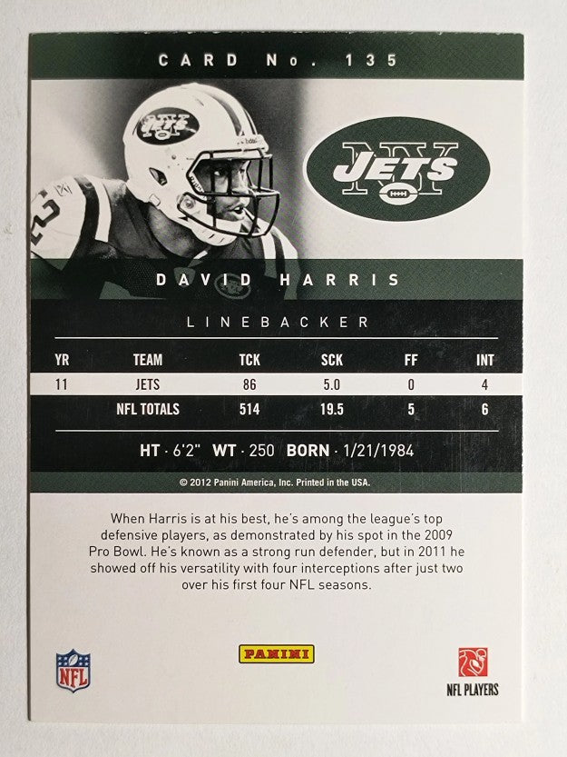 2012 Prestige #135 David Harris