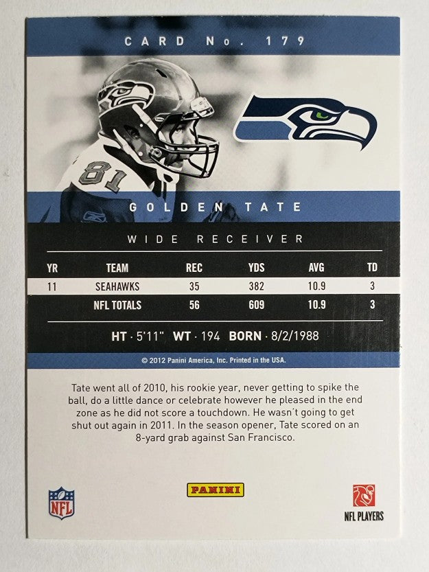 2012 Prestige #179 Golden Tate