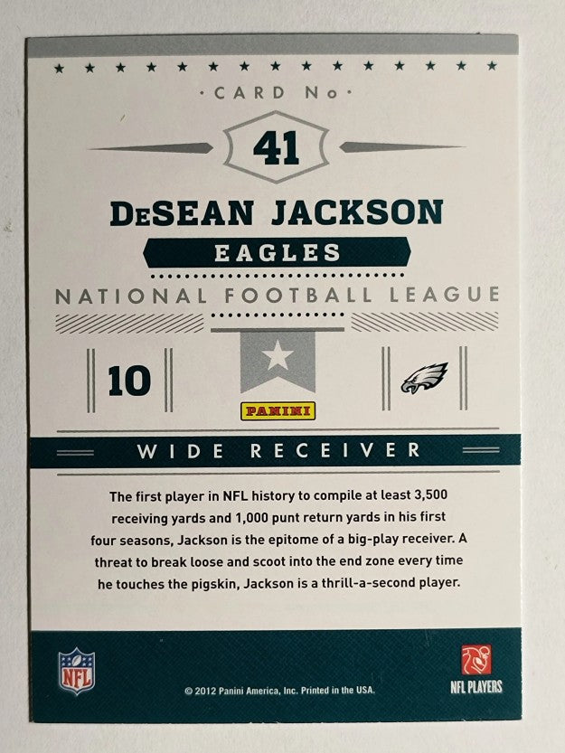 2012 Prestige Stars of the NFL #41 DeSean Jackson