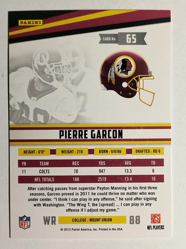 2012 Rookies and Stars #65 Pierre Garcon