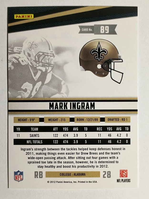 2012 Rookies and Stars #89 Mark Ingram