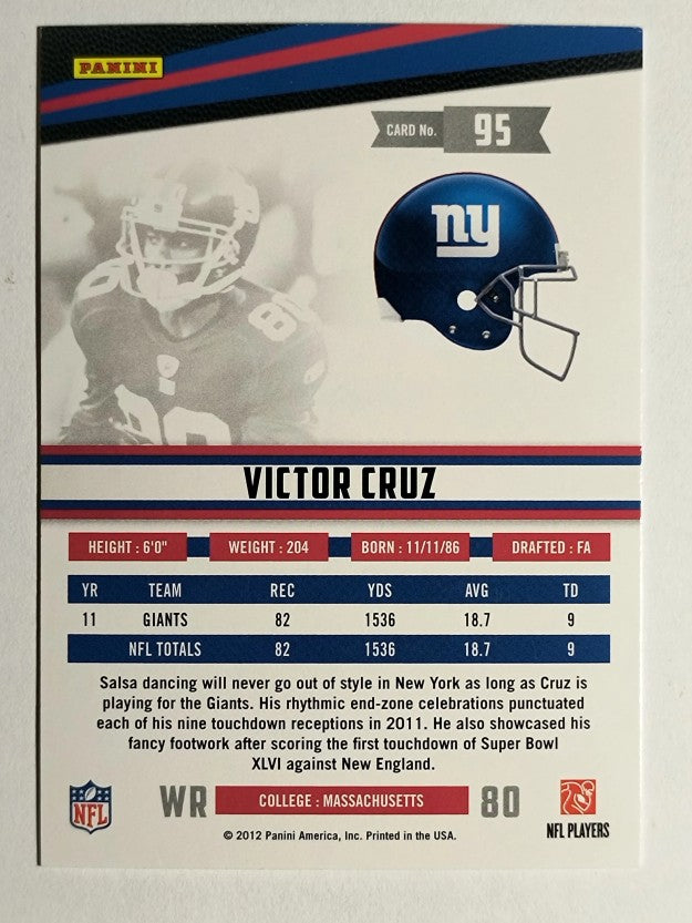 2012 Rookies and Stars #95 Victor Cruz