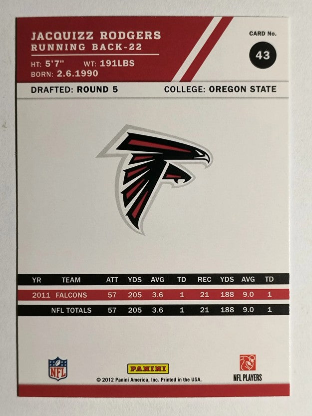2012 Score #43 Jacquizz Rodgers
