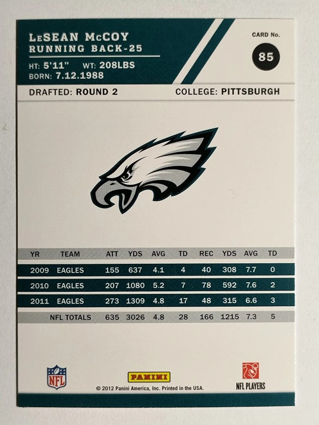 2012 Score #85 LeSean McCoy