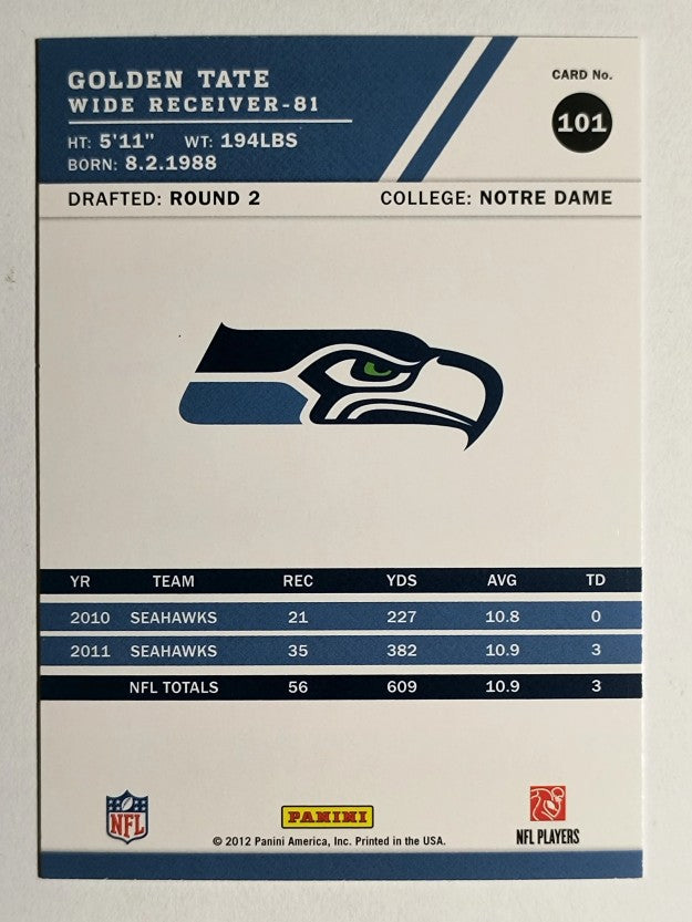 2012 Score #101 Golden Tate