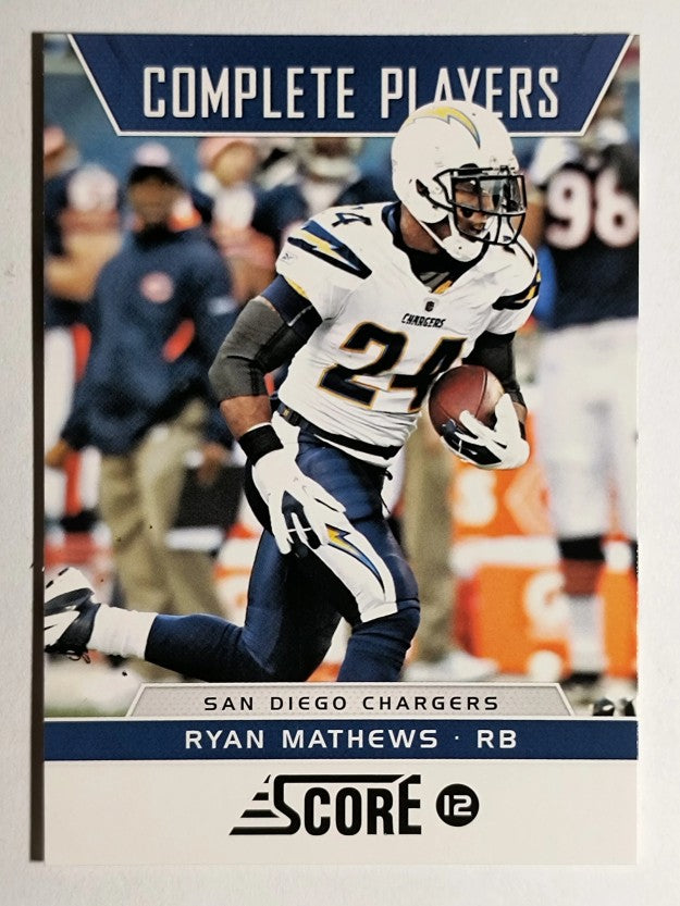 2012 Score Complete Players #20 Ryan Mathews