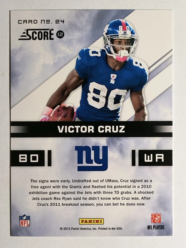 2012 Score In the Zone #24 Victor Cruz