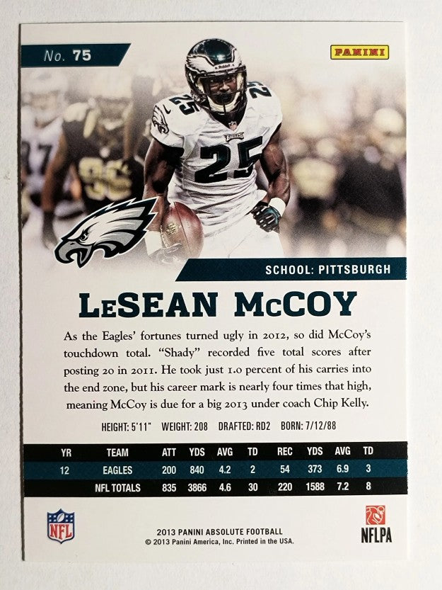 2013 Absolute Retail #75 LeSean McCoy