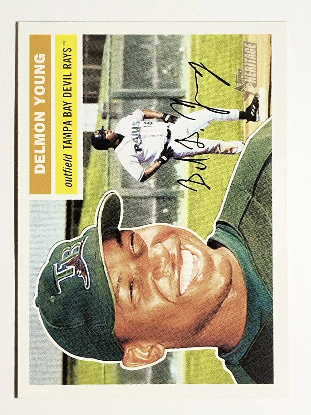 2005 Topps Heritage #374 Delmon Young