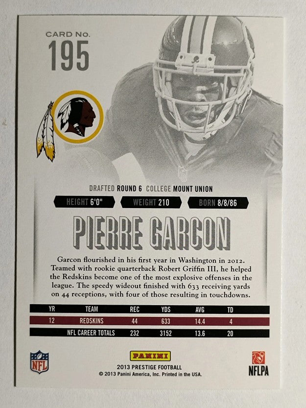 2013 Prestige #195 Pierre Garcon