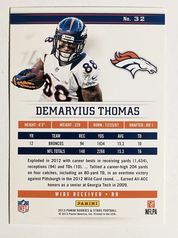 2013 Rookies and Stars #32 Demaryius Thomas