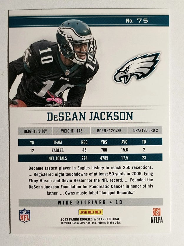 2013 Rookies and Stars #75 DeSean Jackson