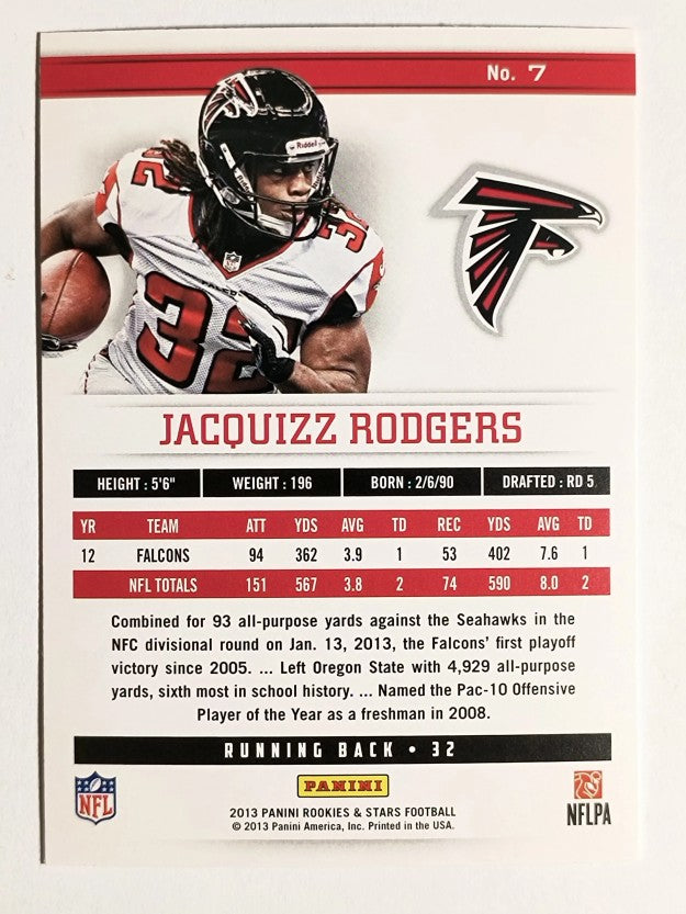 2013 Rookies and Stars Longevity #7 Jacquizz Rodgers