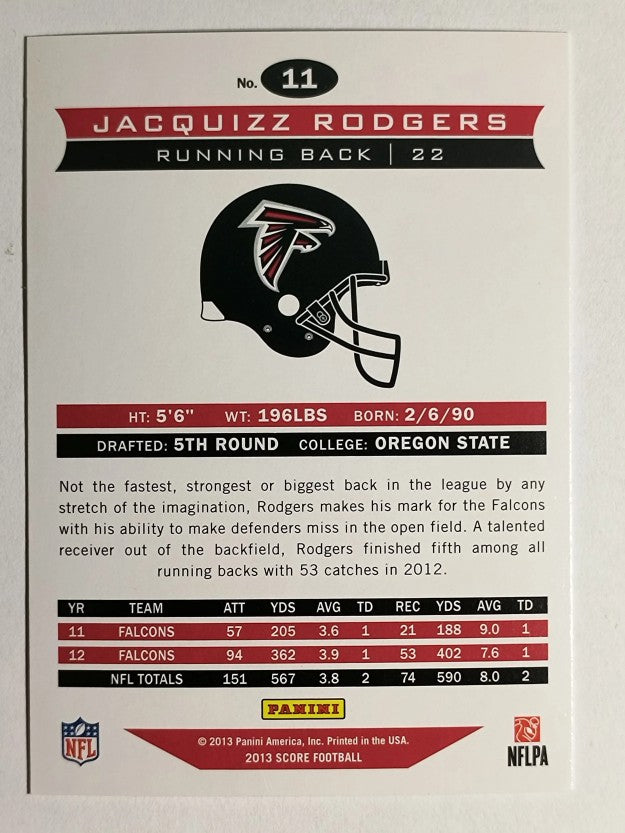2013 Score #11 Jacquizz Rodgers