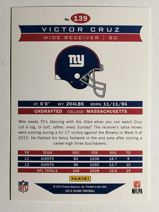 2013 Score #139 Victor Cruz