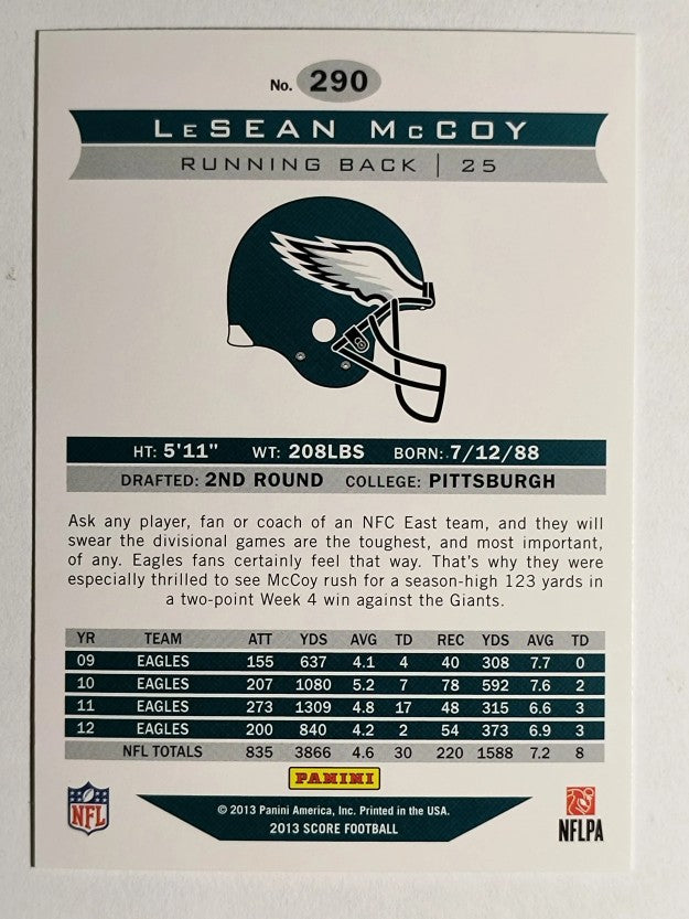 2013 Score #290 LeSean McCoy F