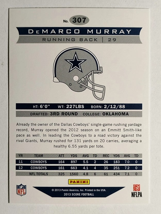 2013 Score #307 DeMarco Murray FF