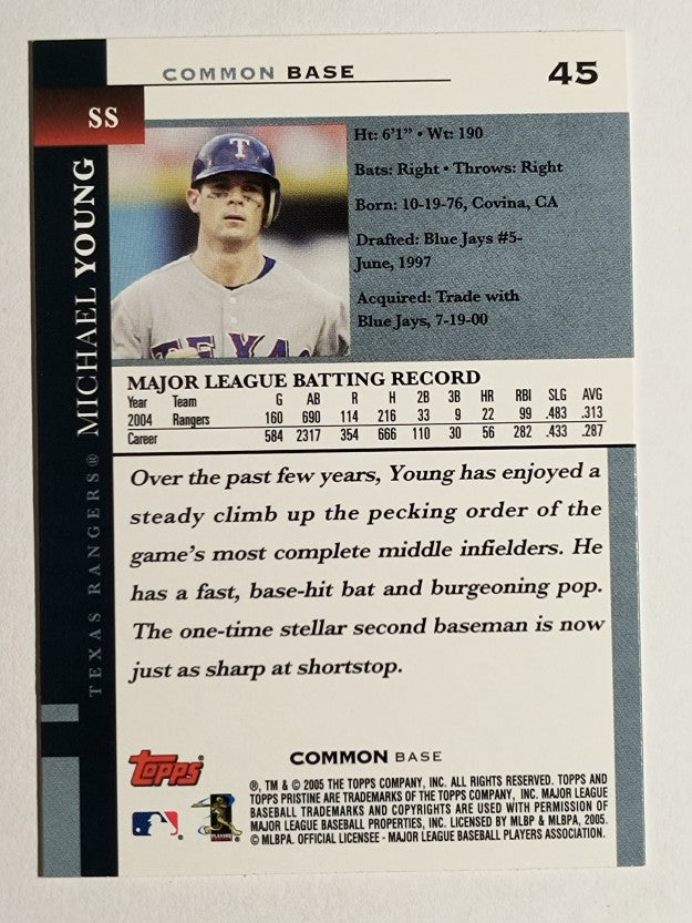 2005 Topps Pristine #45 Michael Young