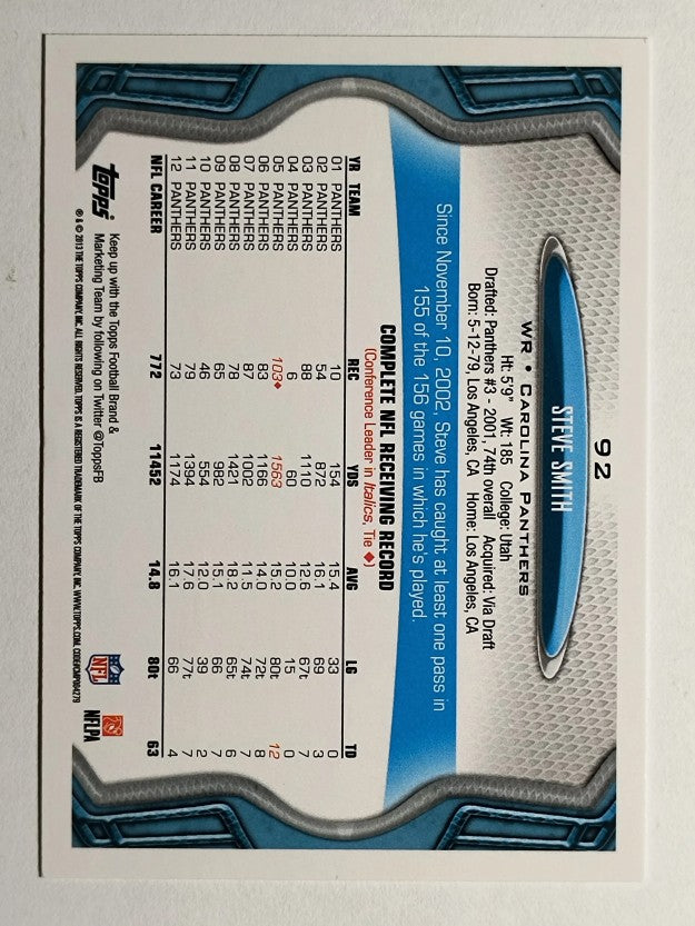 2013 Topps #92 Steve Smith