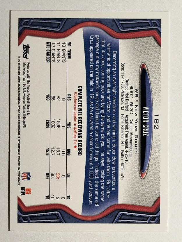 2013 Topps #182 Victor Cruz