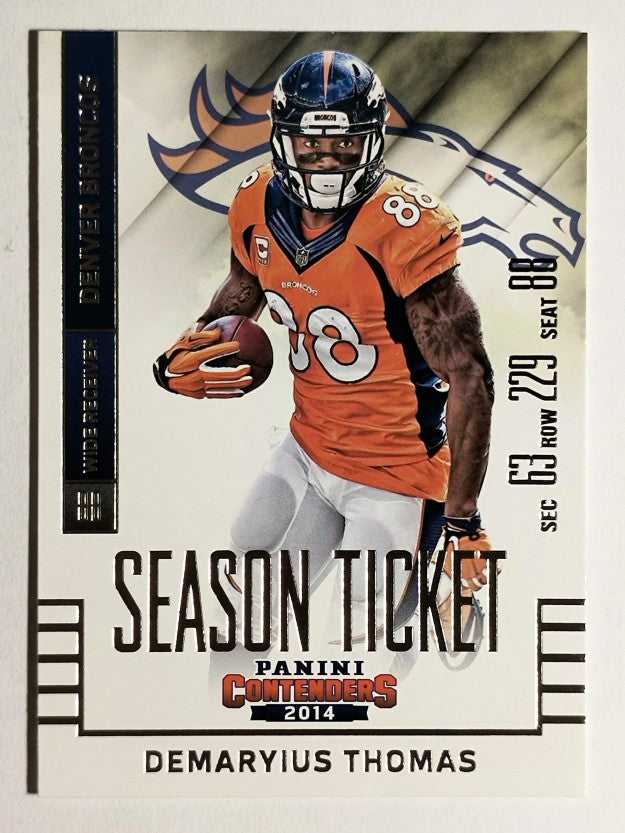 2014 Panini Contenders #16 Demaryius Thomas
