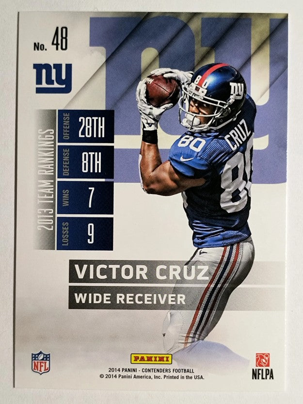 2014 Panini Contenders #48 Victor Cruz