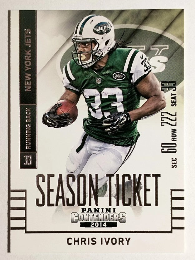2014 Panini Contenders #55 Chris Ivory